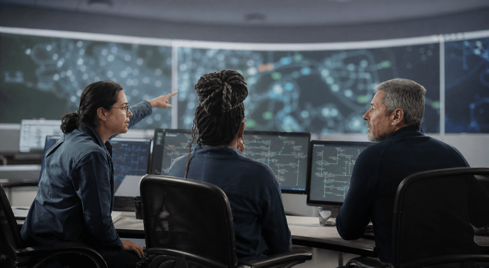 Grid operators coordinating conditions across connected electricity systems
